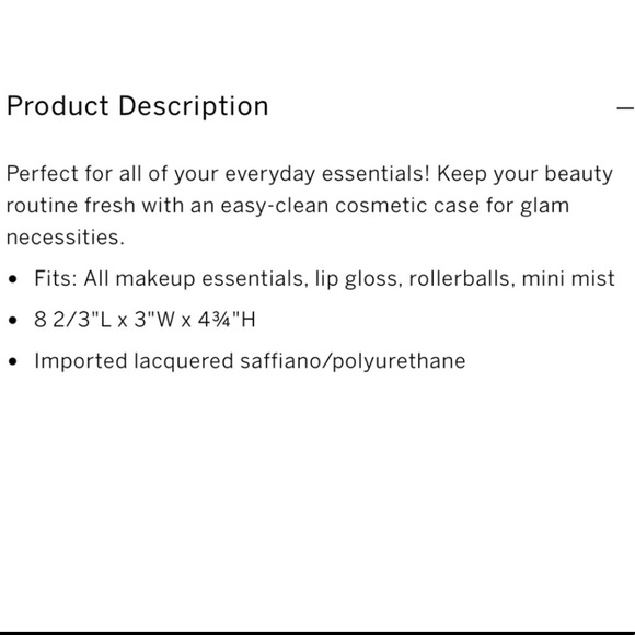 Victoria's Secret Petal Cosmetics Bag - Picture 5 of 7